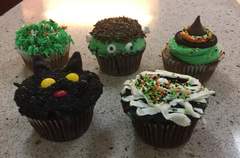 Spooky Halloween Cupcakes